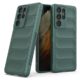 Amazon Brand - Solimo Silicone Mobile Cover for Samsung Galaxy S21 Ultra 5G (Silicon_Dark Green)
