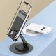 AMBLIC Desktop Adjustable Foldable Mobile Phone Stand Dock Tabletop Mount, Aluminum Stand for Table