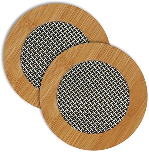 PASHANDOZ Wooden Trivets for Hot Pots Wooden Coasters for Cups Coasters for Hot Utensils Trivets for