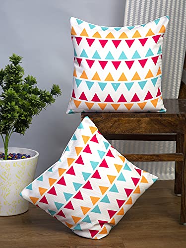 Alina Decor Digital Printed Cushion Covers for Home, Decorative Sofa Throw Pillow Case Soft Rich