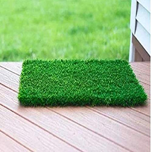 BOMBAY DREAMS Polyurethane 35Mm Artificial Grass For Home Decoration - Floor Mat For Living Room