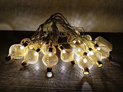 DISHANKART LED String Decorative Lights 3 Meter, 16 LED Bulbs, Perfect for Diwali - Christmas
