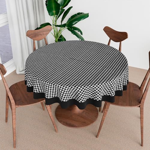 Kuber Industries Round Table Cover | Cotton Table Cloth for Round Tables | 4 Seater Round Table