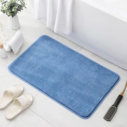 2heet Anti-Skid Microfiber Bath Mat Water Absorbent Bathroom Mat for Kitchen Bedroom Shower Rugs