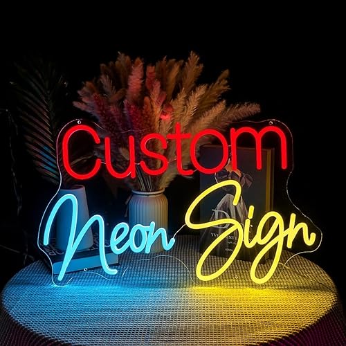 Innovision Arts Neon Customized Light Name Sign | RGB Custom Neon Lights | Customized Neon led light