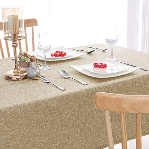 CASANEST Washable Jute Table Cover 6-8 Seater Pack of 1 Heat Resistant Table Cover for Kitchen Table