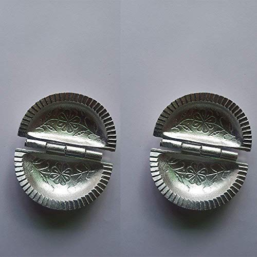 sakoraware Aluminium Gujiya/Gujia Karanji Maker Karjikai Mould Cutter Sacha Machine, Dumpling Maker