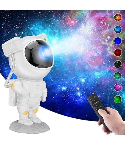 Paybox Astronaut Galaxy Projector with Remote Control - 360° Adjustable Timer Kids Astronaut Nebula