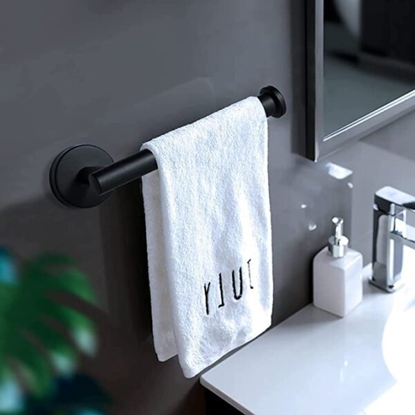Kienlix Paper Towel Holder Under Cabinet Matte Black 11 Inch Paper Towel Holder Dispenser Bathroom