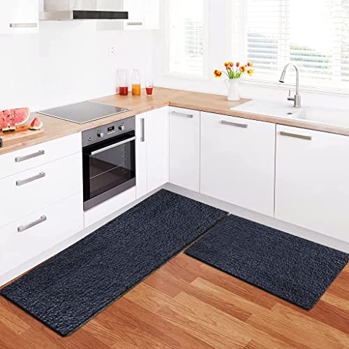 AM International Kitchen Mat and Runner with Anti Skid Attractive Look Soft Combo Kitchen Mat