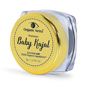 Organic Netra Baby Kajal Water Resistant, Smudgeproof, Longlasting For Normal Skin Type Enriched