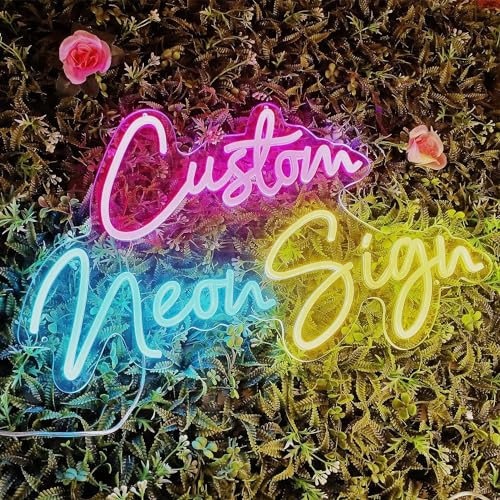 Custom Personalized Neon LED Signs - Personalized LED Neon Light for Bedroom, Living room, Office,