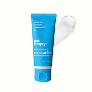 Put Simply Hydrating Gel Face Korean Moisturizer for Dry, Oily & Combination Skin with 3% Niacinamide | Fragrance Free & Sensitive Skin Friendly | Ultra Lightweight & Fast Absorbing | For Men & Women | 50 ml