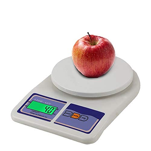 ATOM Digital Kitchen Food Weighing Scale For Healthy Living, Home Baking, Cooking, Fitness & Balanced Diet. Atom A 121 | 10Kg x 1gms with Batteries Included
