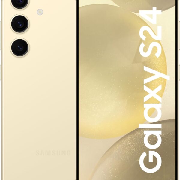 (Refurbished) Samsung Galaxy S24 5G AI Smartphone (Amber Yellow, 8GB, 256GB Storage)