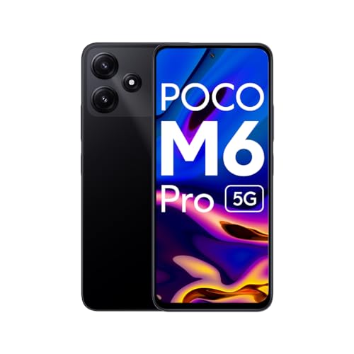 POCO M6 Pro 5G (128 GB) (6 GB RAM) (Power Black)