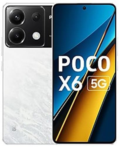 POCO X6 5G (Snowstorm White, 12 GB RAM 256 GB Storage)