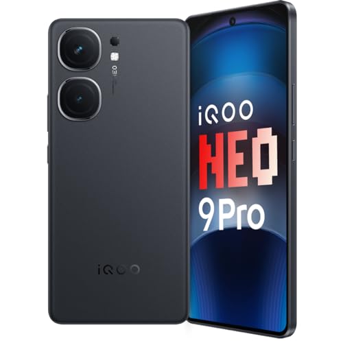 iQOO Neo9 Pro 5G (Conqueror Black, 8GB RAM, 256GB Storage) | Snapdragon 8 Gen 2 processor | Supercomputing Chip Q1 | Flagship level Sony IMX920 camera