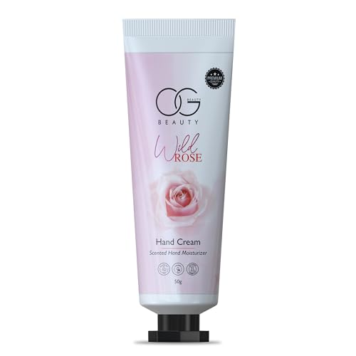 OG BEAUTY Wild Rose Hand Cream | Non Sticky and Quick Absorbing Formula | Heals and Smoothens Dry Hands and Cuticles | Suitable For All Skin Types | 50 Gm