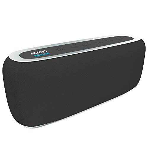 AGARO Indulge Portable Bluetooth Speaker, FM, Clock - 5Wx2