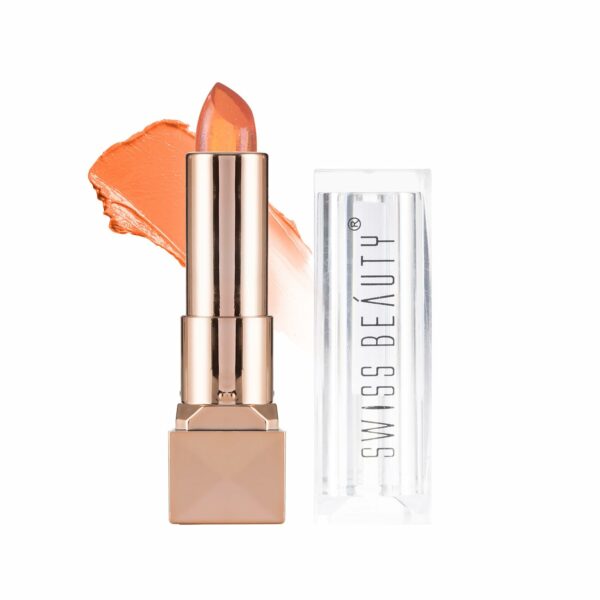 Swiss Beauty Glitter Color Change Gel Lipstick | Moisturising | Glossy Finish | Gives a Natural Colour | Lightweight | Shade-01, 3.6gm