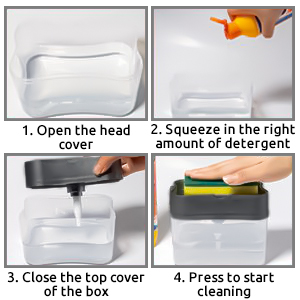 kitchen dispenser soap home gadgets items holder sink accessories bathroom wash liquid smarthandwash