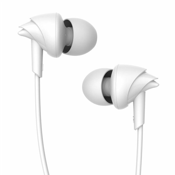boAt BassHeads 100 in-Ear Wired Headphones with Mic (White)