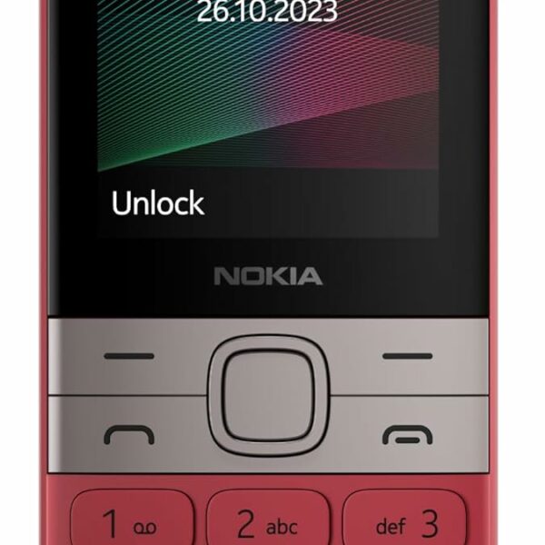 Nokia 150 Dual SIM Premium Keypad Phone | Rear Camera, Long Lasting Battery Life, Wireless FM Radio & MP3 Player and all-new Modern Premium Design | Red