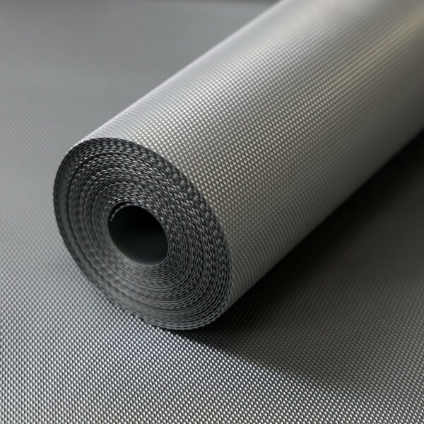 ElastPro (45 cm X 5 m) Silver Eva Food Grade Washable Anti Slip Mat/Sheet for Fridge, Shelf Liner, Table, Kitchen Drawer mat (Diamond Texture, Metallic Grey)