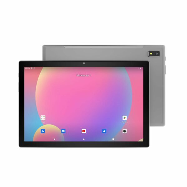 DOMO Slate SLP9 T310 10.1-Inch 1920x1200 IPS LCD, 4G Tablet PC, 4GB RAM | 64GB Storage| Android 12 | Dual SIM, LTE, Volte Calling, GPS, Bluetooth (Grey)