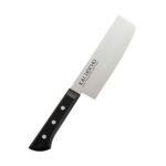 Kai Hocho Premium Nakiri Kitchen Knife for Chopping, Dicing and Mincing_IN5122 (Stainless Steel, Black)