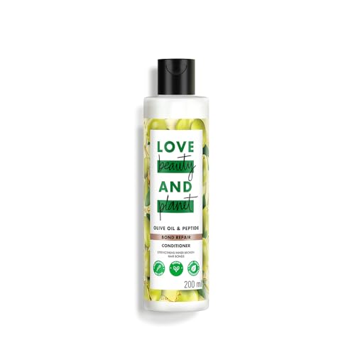 Love Beauty & Planet Lbp Olive Oil & Peptide Bond Repair Condtioner|No Sulfates,No Paraben, 200Ml,1 Count