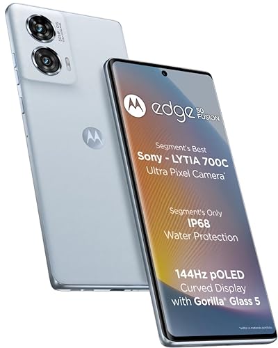 Motorola Edge 50 Fusion 5G (Marshmallow Blue, 12GB RAM, 256GB Storage)