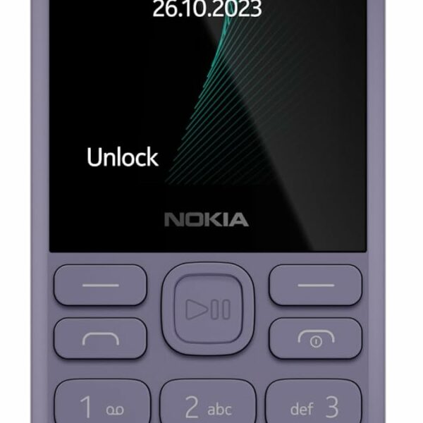 Nokia 130 Music | Built-in Powerful Loud Speaker with Music Player and Wireless FM Radio | Dedicated Music Buttons | Big 2.4” Display | 1 Month Standby Battery Life | Purple