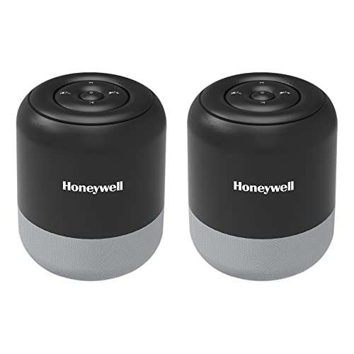 (Refurbished) Honeywell Trueno U100 Wireless Duo Bluetooth V5.0 Speaker 5Wx2, Upto 12Hrs Playtime per Speaker, Advanced 52mm Drivers, IPX4, TWS Feature, Premium Stereo Sound, Multi Compatibility Mode