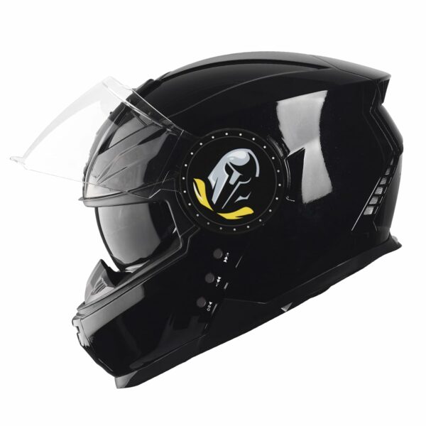 Steelbird Bluetooth Full Face ISI Certified Helmet for Men with Inner Smoke Sun Shield | SBH-40 7Wings