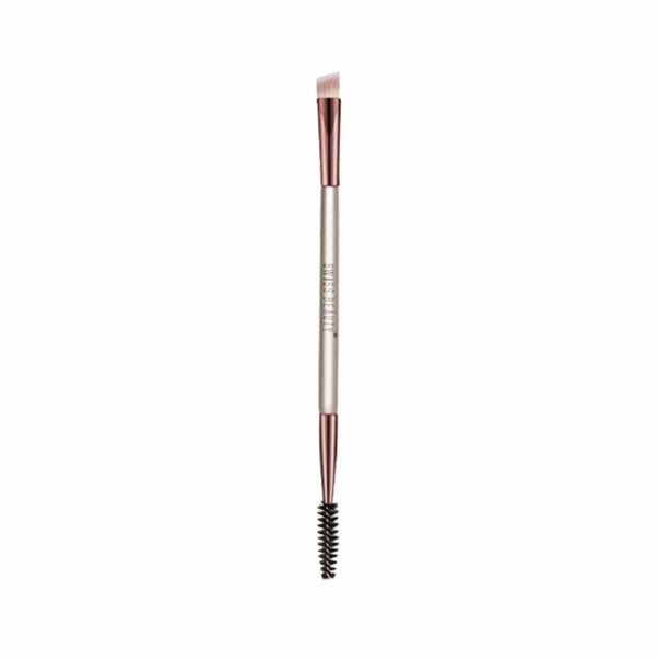 Swiss Beauty Highlighting & Lash Brush | With Synthetic And Soft Bristles Makeup Brush | Silver