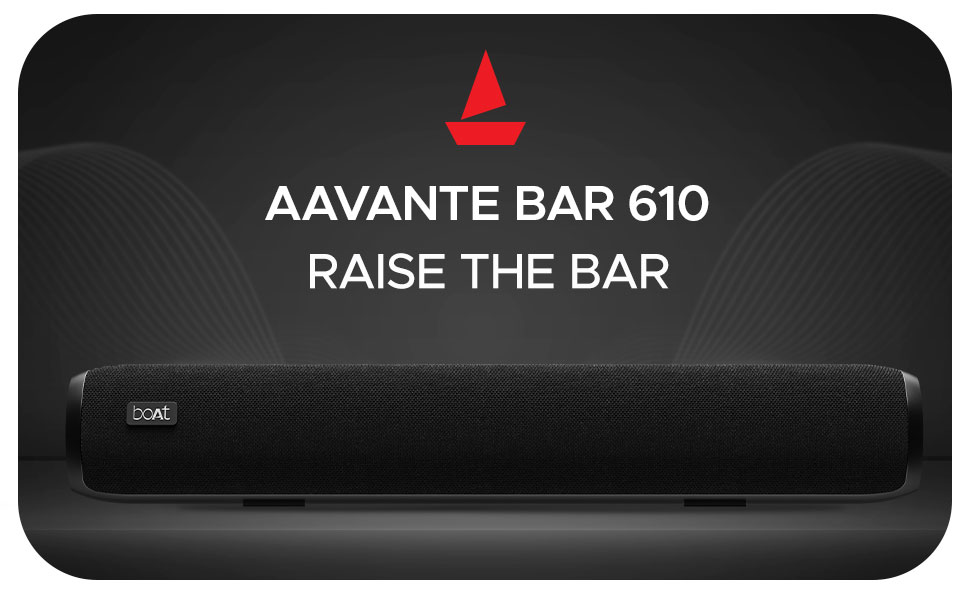 Aavante bar, boat, Aavante bar 610, Boat aavante bar 610, soundbar, bluetooth soundbar, speaker