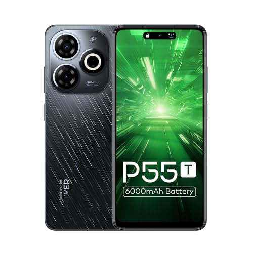 itel P55T | Android 14 Go |6000mAh Battery with 18W Charger| Upto 8GB RAM with Memory Fusion & 128GB ROM| 50MP AI Dual Rear Camera & 8MP Front Camera | Dynamic Bar|UFS 2.2| Astral Black