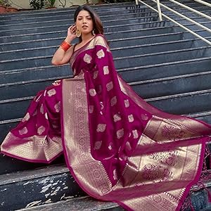 Kanjivaram Soft Silk Sarees With Blouse Piece