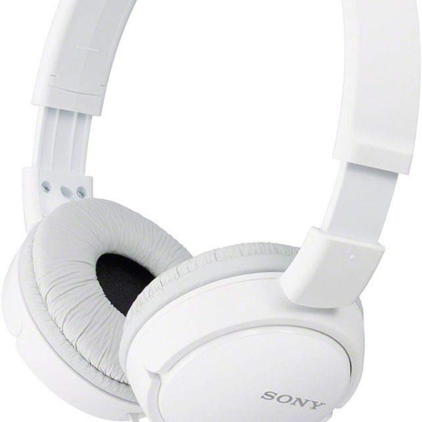 Sony MDR-ZX110A Wired On Ear Headphone without Mic (White)