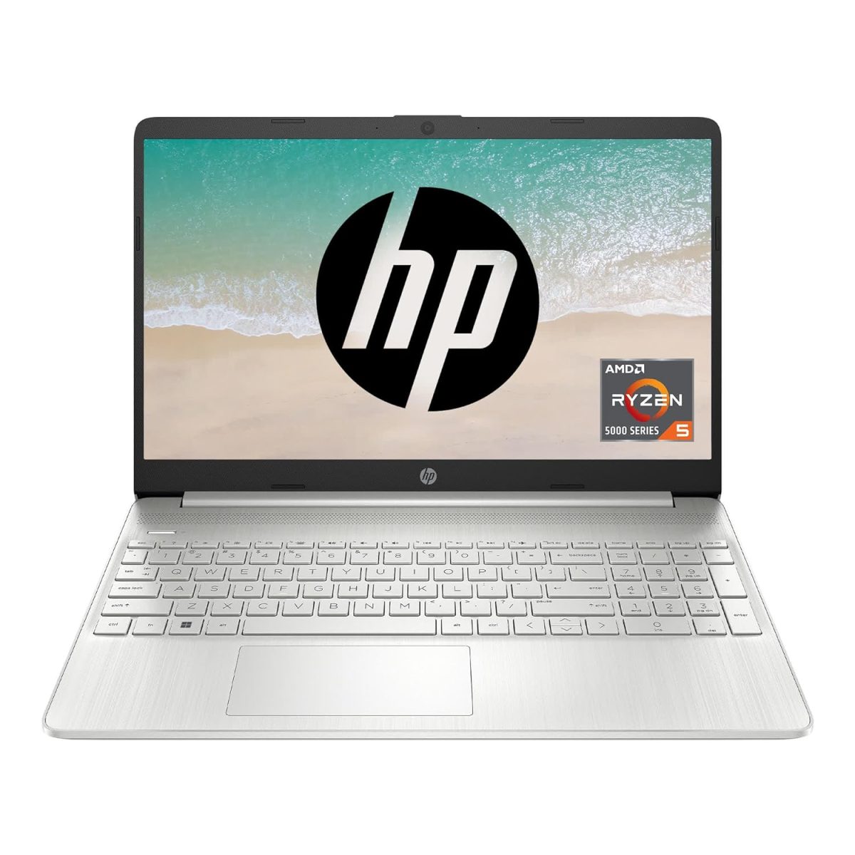 HP Laptop 15s, AMD Ryzen 5 5500U, 15.6-inch (39.6 cm), FHD, 16GB DDR4, 512GB SSD, AMD Radeon Graphics, 720p HD Camera, Backlit KB, Thin & Light (Win 11, MSO 2021, Silver, 1.69 kg), eq2182AU/eq2305au