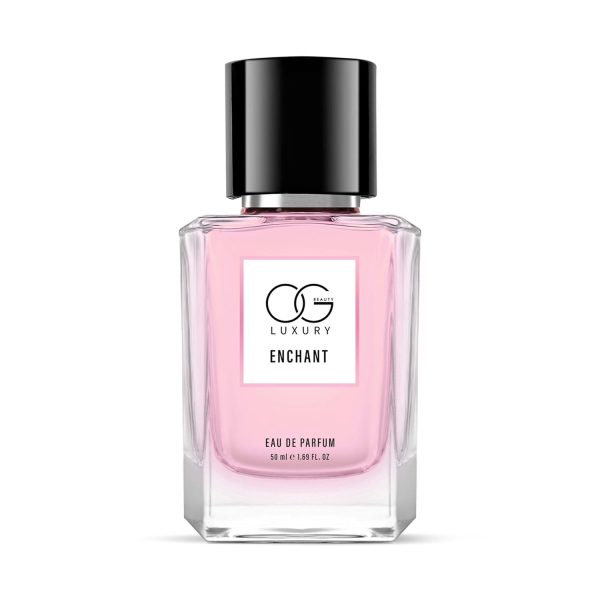 OG BEAUTY LUXURY Enchant Eau De Parfum, 50ml | Sophisticated Women's Fragrance | Pineapple, Lily, Black Currant, Melon, Lotus, Rose, Jasmine | Long-Lasting Perfume