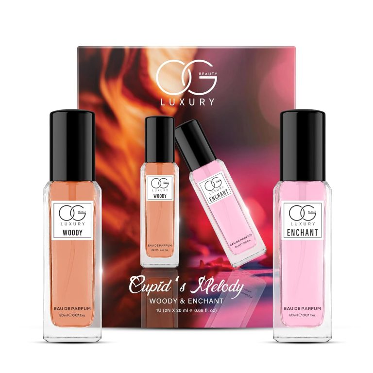 OG BEAUTY LUXURY Eau De Parfum Duo | Cupid's Melody | For Men & Women | Set of 20ml Each | Long Lasting Scent | His & Her Perfume | Gift Pack of 2