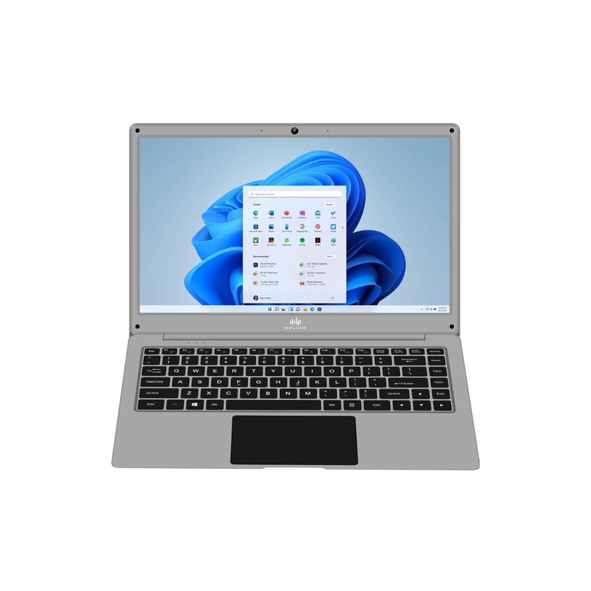 Walker Thin & Light Laptop, (4GB Ram,128GB SSD) |14.1 inch FHD IPS Display |1920 *1080 Resolution | Gemini Lake N4020 | UHD Graphics 600| Mini-HDMI| Bluetooth| Webcam | Windows 11 Home | Cloud Silver