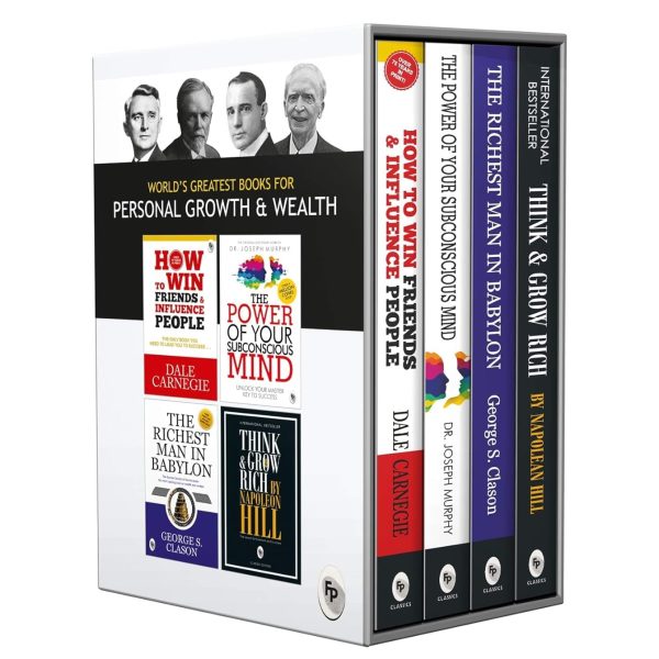 World’s Greatest Books For Personal Growth & Wealth (Set of 4 Books) : Perfect Motivational Gift Set