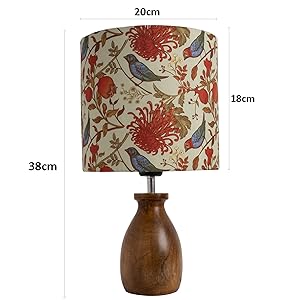 table lamp decorative lamp home decor homesake floral lamp fabric lamp