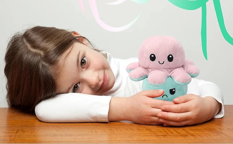 plushie peppa pig soft toys toy for girls reversible octopus plushies soft toys