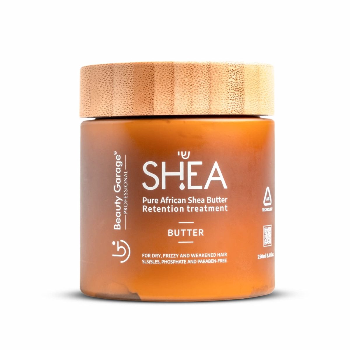 Beauty Garage Pure African Shea Butter Retention Treatment Hair Mask 250 Millilitre - Dry