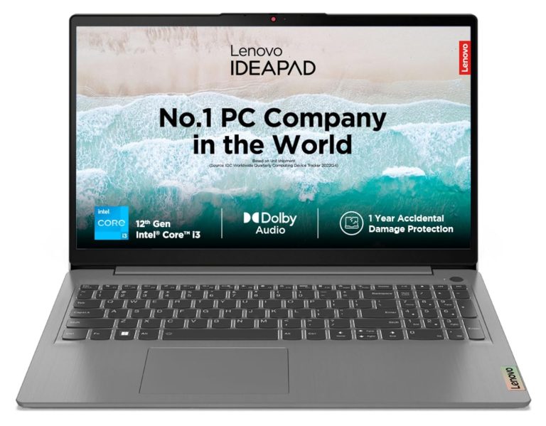 Lenovo IdeaPad Slim 3 Intel Core i3 12th Gen 15.6 inch (39.62cm) FHD Thin & Light Laptop (8GB/512GB SSD/Windows 11/Office 2021/3months Game Pass/Arctic Grey/1.63Kg), 82RK00VWIN